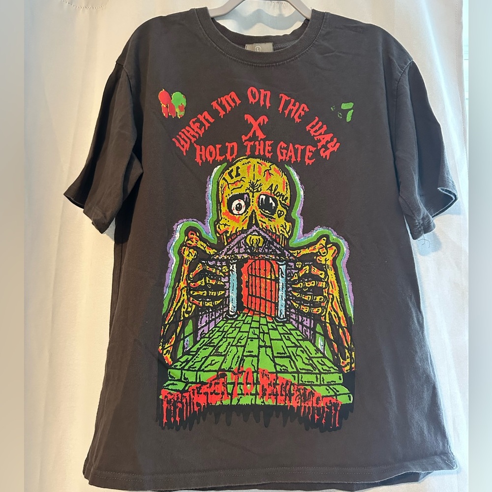 Hold the gate Yeezy season 6 tee XXXTENTACION